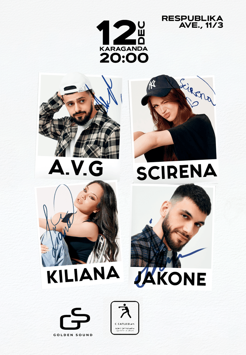 Jakone & A.V.G, Scirena и Kiliana в Караганде